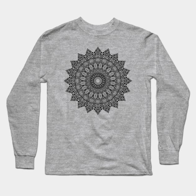 Elegant Mandala Vintage design Long Sleeve T-Shirt by AltrusianGrace